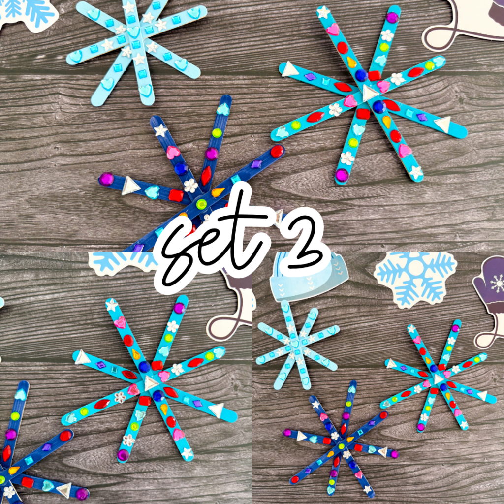 Snowflake Popsicle Stick Craft