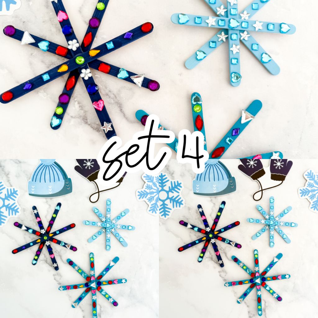 Snowflake Popsicle Stick Craft