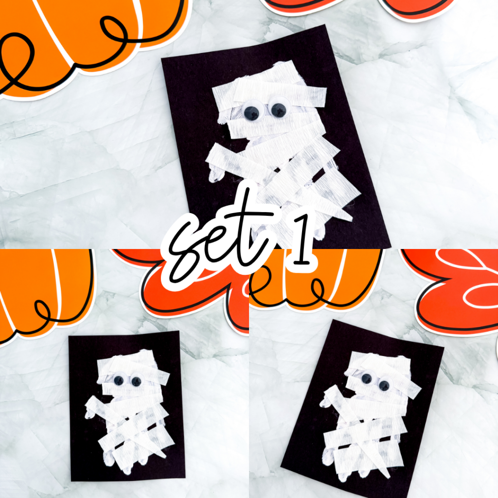 Mummy Handprint Craft